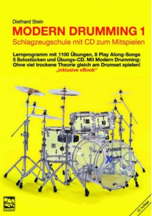 Modern Drumming Band 1 (+Download) Schlagzeugschule mit 1100 �bungen, Play Along Songs, Solost�cken