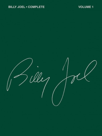 Billy Joel complete vol.1: songbook piano/vocal/guitar