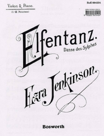 Elfentanz f�r Violine (1. und 3. Lage) und Klavier
