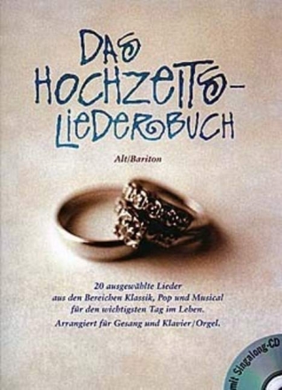 Das Hochzeitsliederbuch (+CD): f�r tiefe Stimme und Klavier