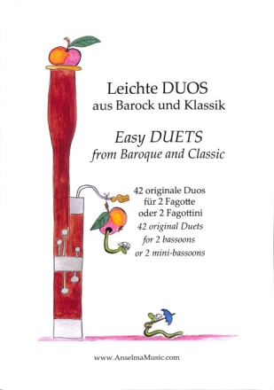 Leichte Duos aus Barock und Klassik f�r 2 Fagotte (Fagottini) Spielpartitur