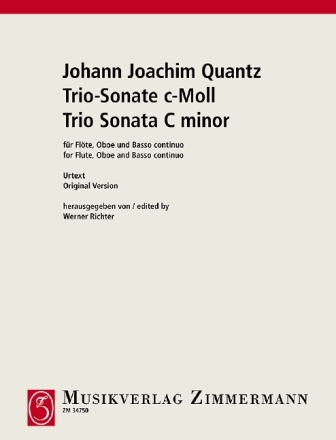 Triosonate c-Moll QV2:Anh.5 f�r Fl�te, Oboe und Bc
