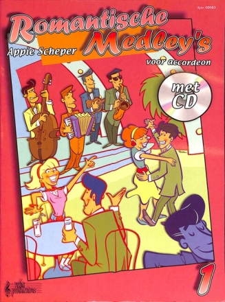 Romantische Medleys  Band 1 (+CD): f�r Akkordeon