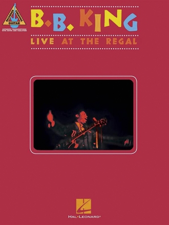 B. B. King: Live at the Regal songbook vocal/guitar/tab recorded guitar versions