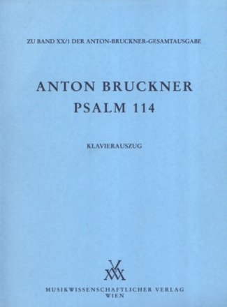 Psalm 114 f�r gem Chor und 3 Posaunen (ATB) Klavierauszug