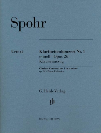 Konzert c-Moll Nr.1 op.26 f�r Klarinette und Orchester f�r Klarinette und Klavier