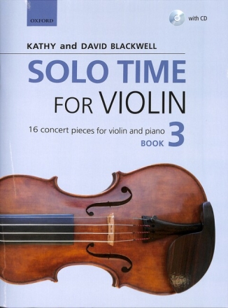 Solo Time vol.3 (+Online Audio) for violin and piano
