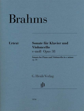 Sonate e-Moll op.38 f�r Violoncello und Klavier