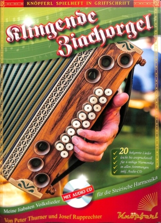 Klingende Ziachorgel (+CD) f�r Steirische Harmonika in Griffschrift