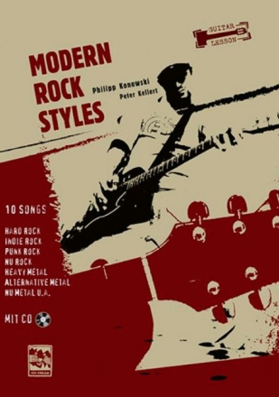 Modern Rock Styles (+CD): f�r Gitarre/Tabulatur