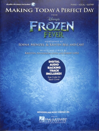 Making today a perfect Day (from Frozen fever) (+audio access): for piano/vocal/guitar