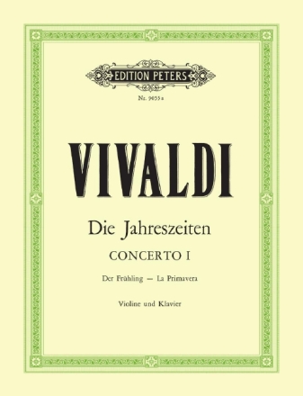 Konzert E-Dur op.8,1 f�r Violine und Streicher f�r Violine und Klavier