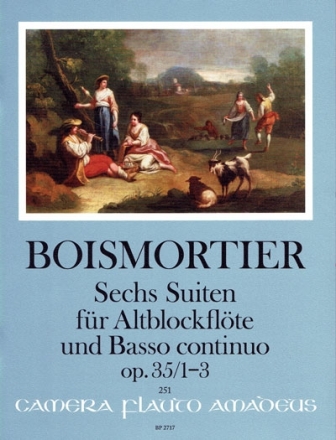 6 Suiten op.35 Band 1 (Nr.1-3) f�r Altblockfl�te und Bc