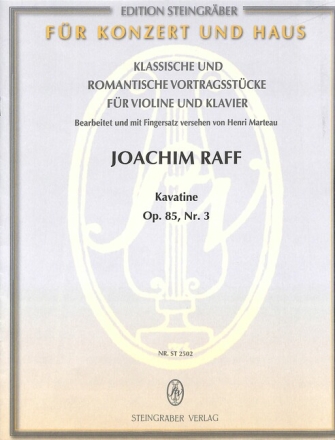 Kavatine op.85, Nr.3 f�r Violine und Klavier