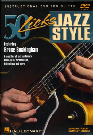 50 Licks Jazz Style DVD-Video