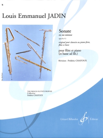 Sonate mi-mineur op.10,2 pour flute et piano (basse ad lib)