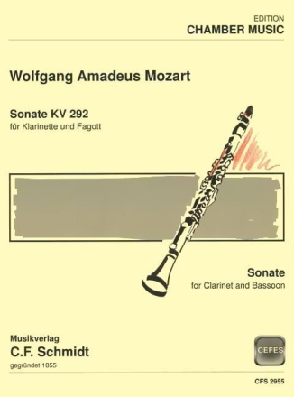 Sonate KV292 f�r Klarinette und Fagott Stimmen