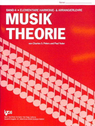 Musiktheorie Band 4 Ein Arbeitsbuch f�r Fortgeschrittene