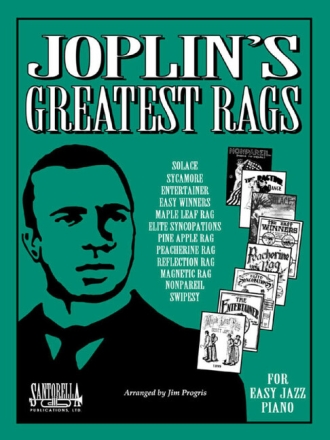Joplin's greatest Rags (+CD): for easy jazz piano