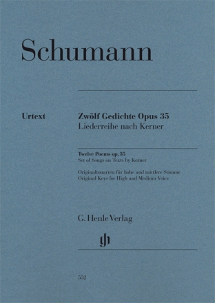 12 Gedichte op.35 f�r Gesang (hoch/mittel) und Klavier
