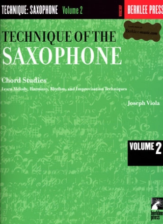 Technique of the Saxophone vol.2: chord studies