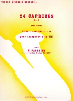 24 caprices op.1 vol.2 pour violon pour alto saxophone