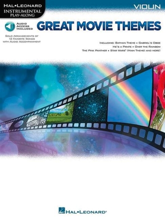 Great Movie Themes (+Audio Access): for violin