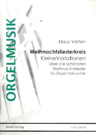 Weihnachtsliederkreis f�r Orgel