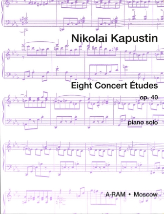 8 Concert Etudes op.40 for piano