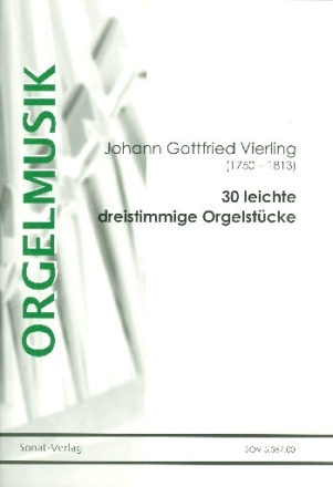 30 leichte dreistimmige Orgelst�cke