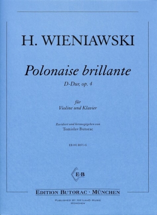 Polonaise brillante D-Dur op.4 f�r Violine und Klavier