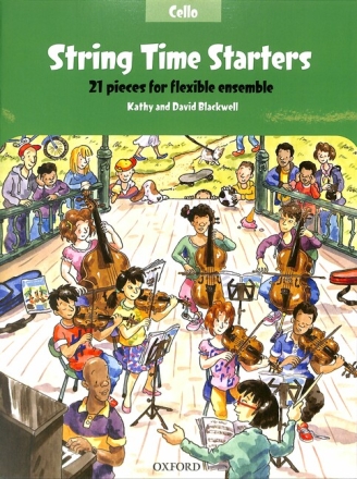 String Time Starters for flexible string ensemble cello score