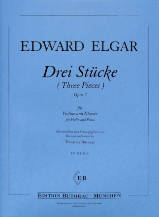 3 St�cke op.4 f�r Violine und Klavier