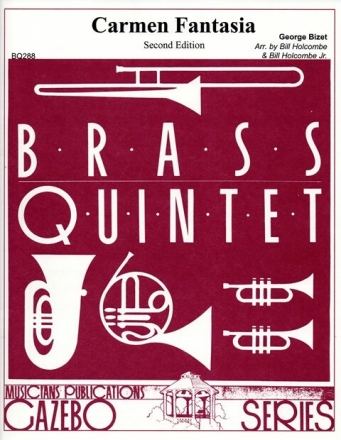 Carmen Fantasia for 2 trumpets, French horn, trombone and tuba score and parts