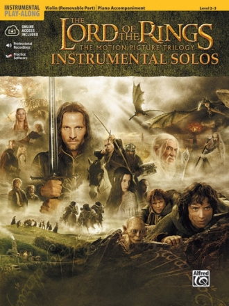 The Lord of the Rings (+Online Audio) for violin and piano accompaniment