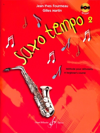 Saxo tempo vol.2 (+CD) methode pour debutants (fr/en)