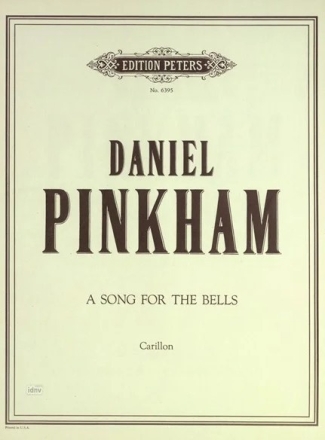 Pinkham, D. A song f. the bells f. Caril..., SP.(en), Gl., GH. Pinkham Song For Bells Car