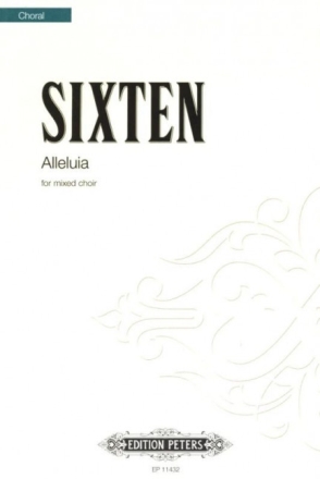 Alleluija for mixed chorus a cappella score