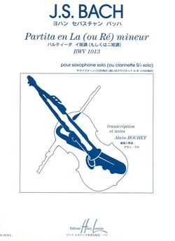 Partita la (ou re) mineur BWV1013 pour saxophone ou clarinette sib solo