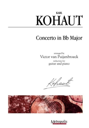 Kohaut, Karl Concerto B-Dur Guitar/Piano