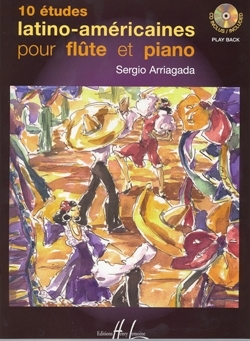 10 �tudes latino-americaines vol.1 (+CD) pour fl�te et piano