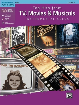Top Hits from TV, Movies and Musicals (+Online Audio) for violoncello