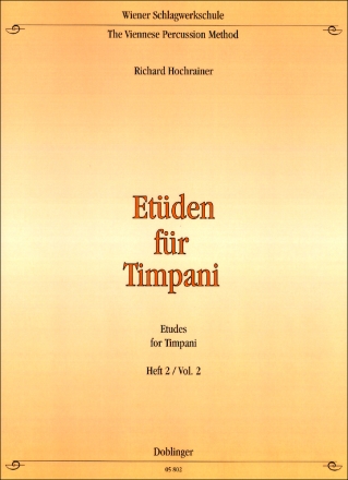 Et�den f�r Timpani Band 2 f�r Pauken