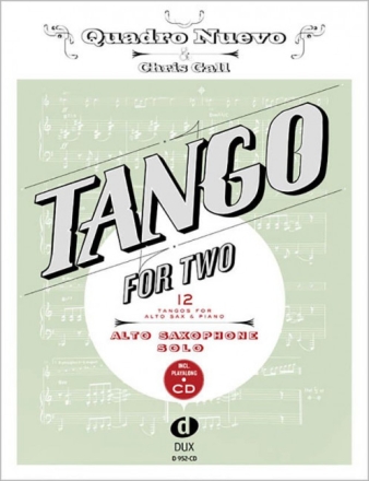 Tango for two (+CD): f�r Altsaxophon
