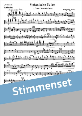 Sinfonische Suite 1. Satz f�r Akkordeonorchester Stimmenset