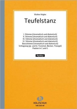 Huegler, Walter Teufelstanz Akkordeonorchester Partitur