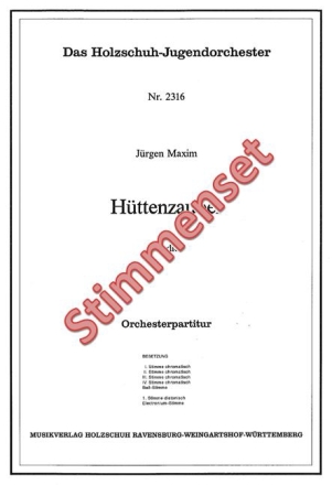 Maxim, J�rgen H�ttenzauber Akkordeonorchester Stimmenset