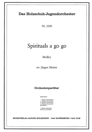 Maxim, J�rgen Spirituals A Go Go Akkordeonorchester Partitur