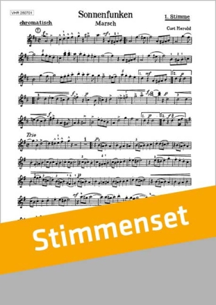 Herold, Curt Sonnenfunken Akkordeonorchester Stimmenset