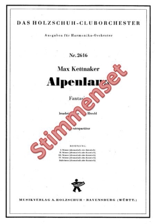 Kettnaker, M. Alpenland Akkordeonorchester Stimmenset